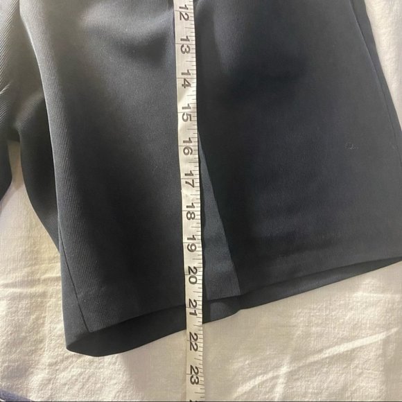 Geoffrey Beene Mens Dark Blue Pleated Front Rayon Blend Shorts Size 32 - Picture 5 of 11